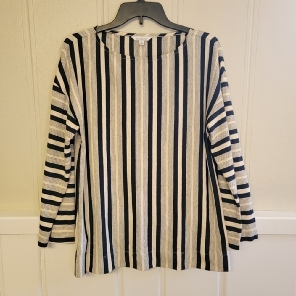 LL Bean Signature Stripe‎ Long Sleeve Tee